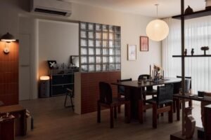Designing a Distinct Dining Area Featuring a Glass Block Accent Wall » Home Decor Style