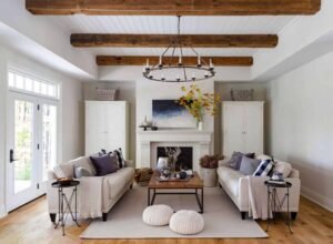 Enter this beautiful Cape Cod-style home featuring blue highlights in Canada.