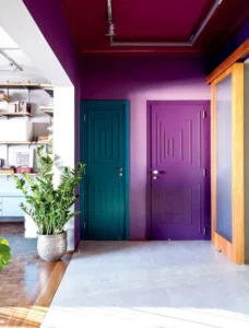 The prominence of artwork in the entryways of your apartment
